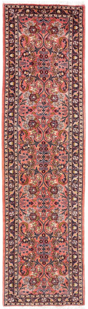 Persian Rug Hamadan 10'2"x2'9" 10'2"x2'9", Persian Rug Knotted by hand