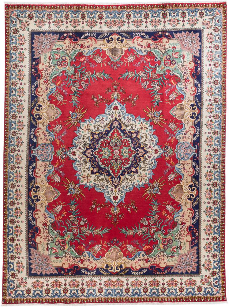 Persian Rug Tabriz 394x291 394x291, Persian Rug Knotted by hand