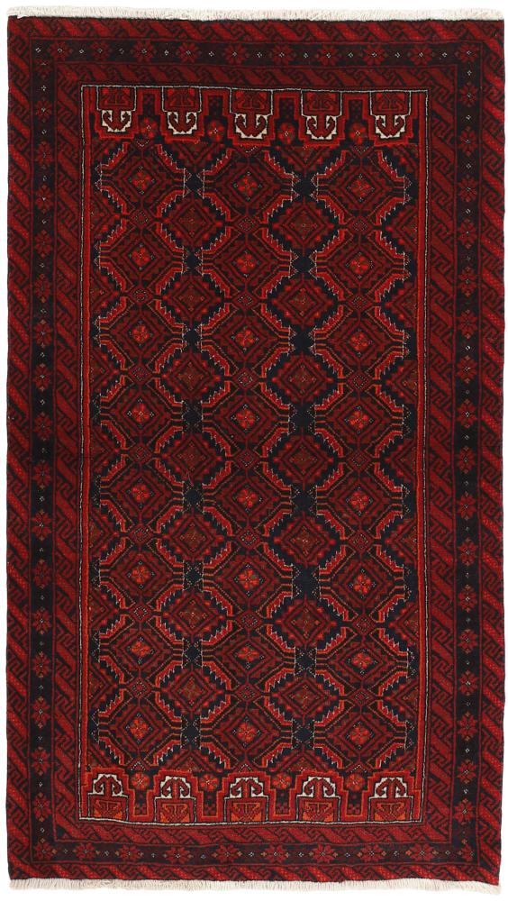 Perserteppich Belutsch 164x91 164x91, Perserteppich Handgeknüpft
