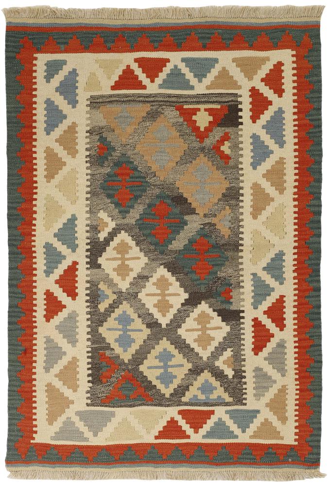 Tapete persa Kilim Fars 4'11"x3'5" 4'11"x3'5", Tapete persa Tecido à mão