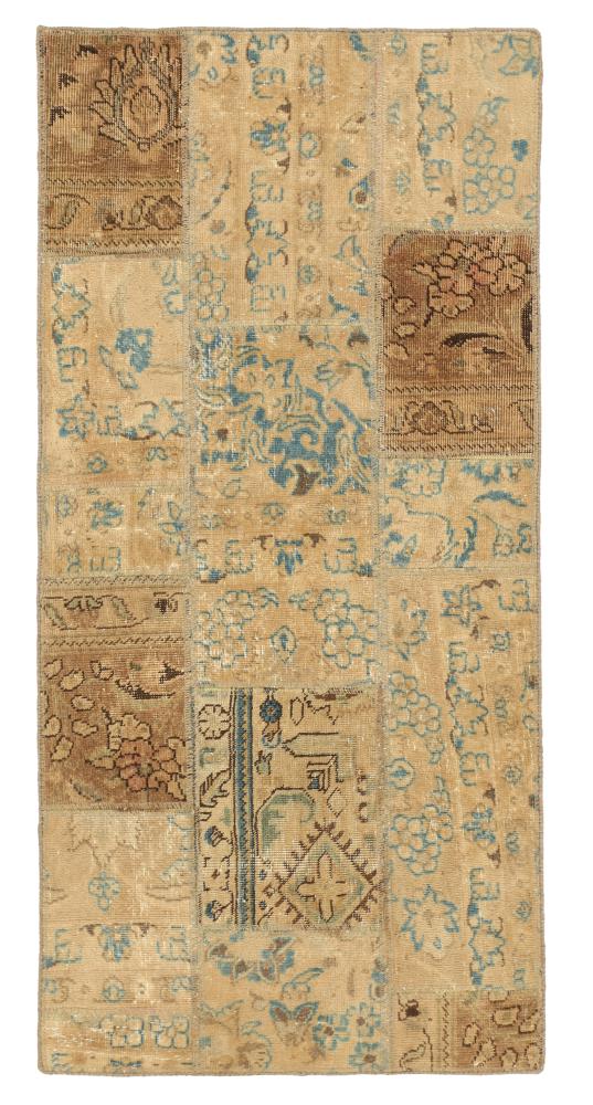 Persian Rug Patchwork 157x74 157x74, Persian Rug Knotted by hand