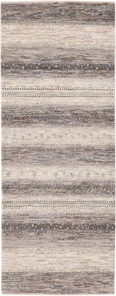 Tapis persan Persan Gabbeh Loribaft Tabiibaft 198x77 198x77, Tapis persan Noué à la main
