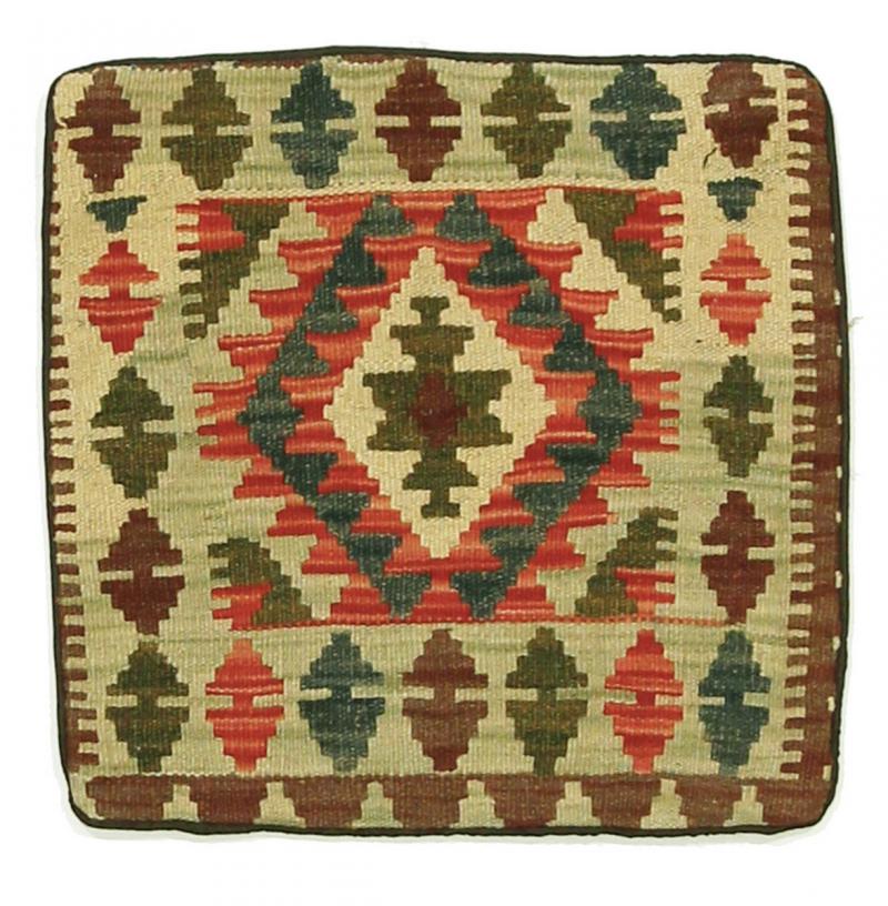 Tappeto Afgano Kilim Kissen 43x43 43x43, Tappeto persiano Annodato a mano