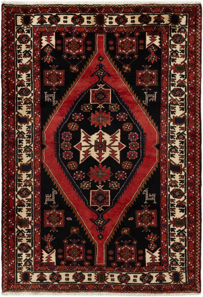 Περσικό χαλί Shahsavan 214x144 214x144, Περσικό χαλί Οι κόμποι έγιναν με το χέρι