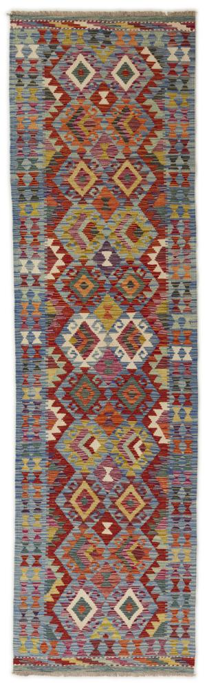 Afghansk tæppe Kelim Afghan 295x84 295x84, Persisk tæppe Håndvævet