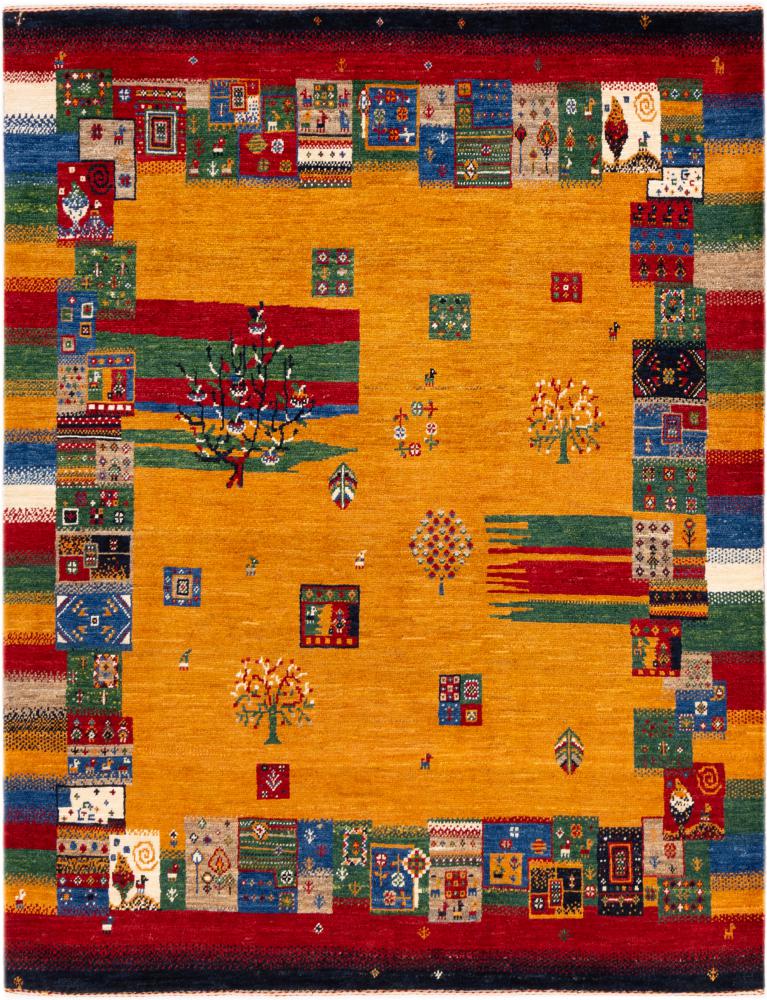 Persian Rug Persian Gabbeh Loribaft Nowbaft 193x149 193x149, Persian Rug Knotted by hand