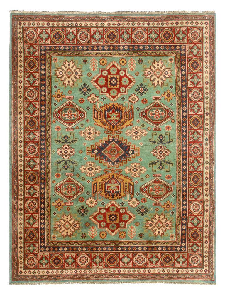 Afghaans tapijt Kazak Ghazni 200x149 200x149, Perzisch tapijt Handgeknoopte