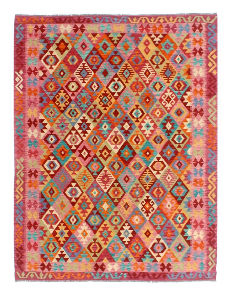 Afghan rug Kilim Afghan 9'7"x6'9" 9'7"x6'9", Persian Rug Woven by hand