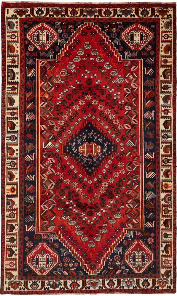 Tapis persan Shiraz 278x166 278x166, Tapis persan Noué à la main