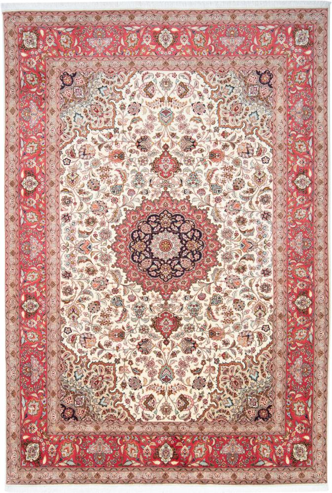 Tapete persa Tabriz 50Raj 295x203 295x203, Tapete persa Atado à mão