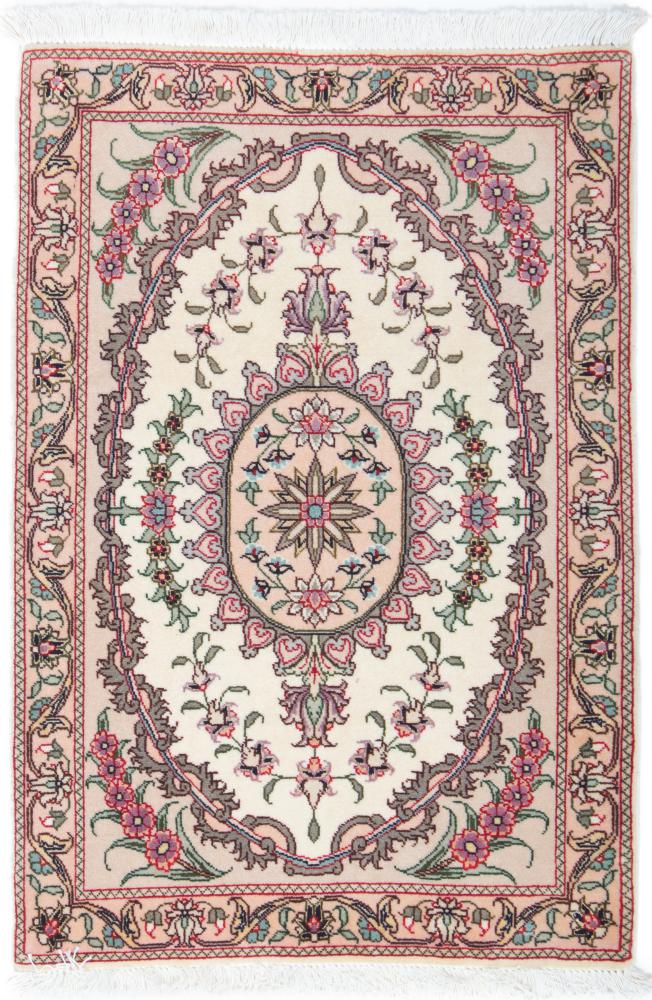 Tapete persa Tabriz 50Raj 91x59 91x59, Tapete persa Atado à mão