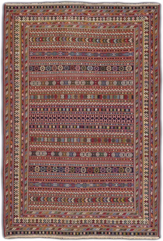 Tapis persan Kelim Sirjan                286x195 286x195, Tapis persan Noué à la main