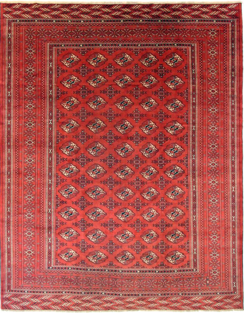 Tapete persa Turcomano 386x309 386x309, Tapete persa Atado à mão