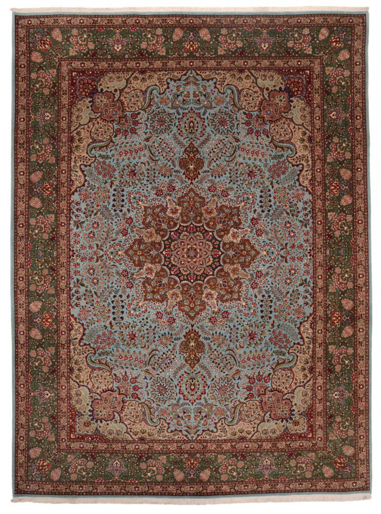 Tapete persa Tabriz 50Raj 344x256 344x256, Tapete persa Atado à mão