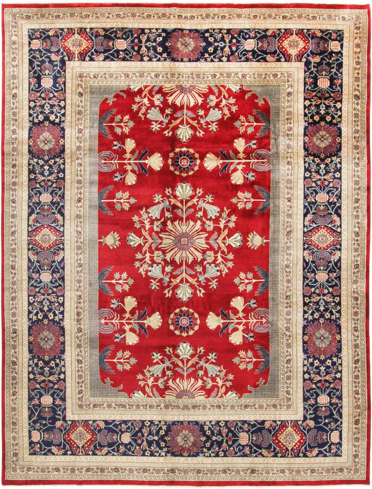 Indo rug Sarouk 368x274 368x274, Persian Rug Knotted by hand