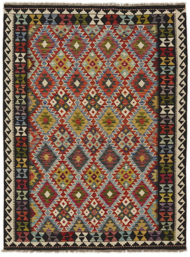 Tappeto Afgano Kilim Afghan 201x150 201x150, Tappeto persiano Tessuto a mano
