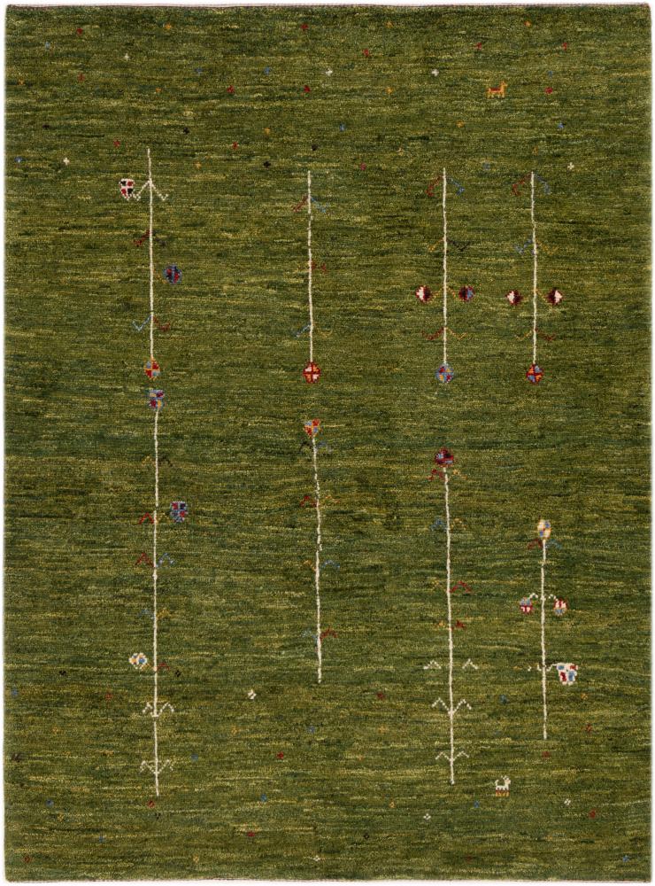 Persisk tæppe Persisk Gabbeh Kashkuli Banafsheh 196x146 196x146, Persisk tæppe Knyttet i hånden