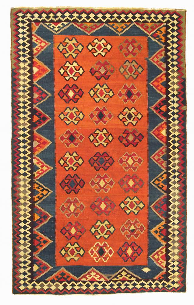 Tapete persa Kilim Fars Old Style 228x137 228x137, Tapete persa Tecido à mão