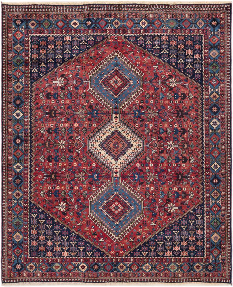 Persisk teppe Yalameh 185x152 185x152, Persisk teppe Knyttet for hånd