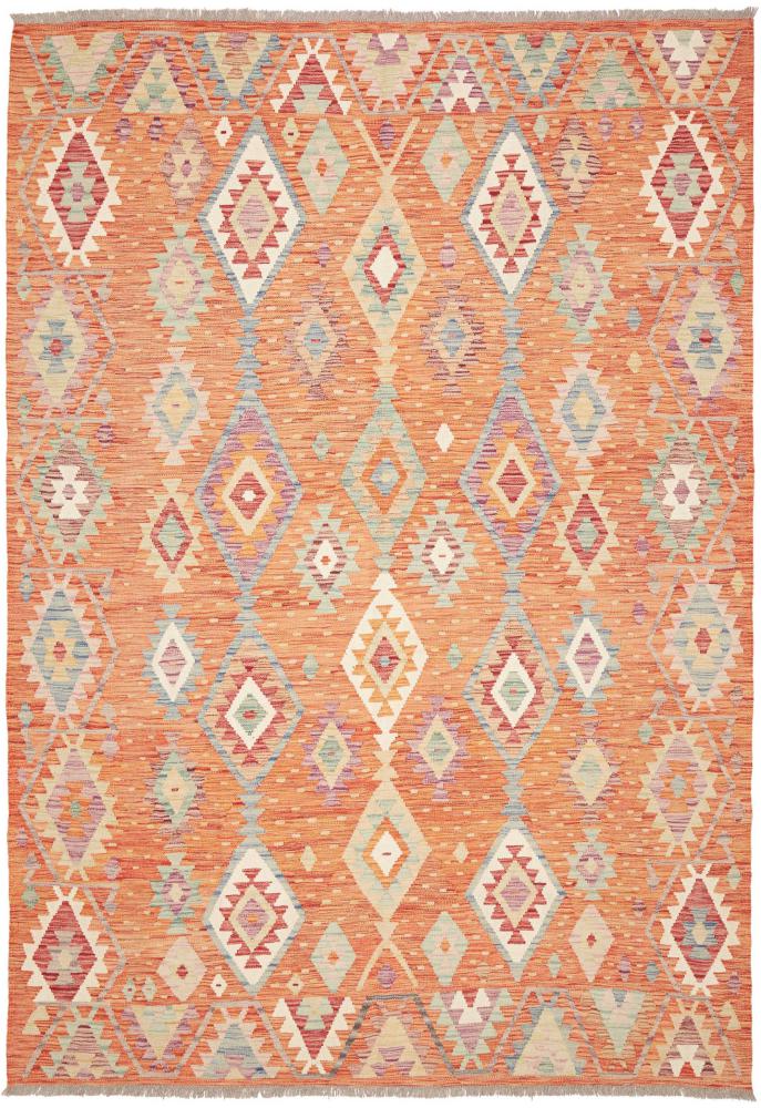 Afghan rug Kilim Afghan 289x197 289x197, Persian Rug Woven by hand