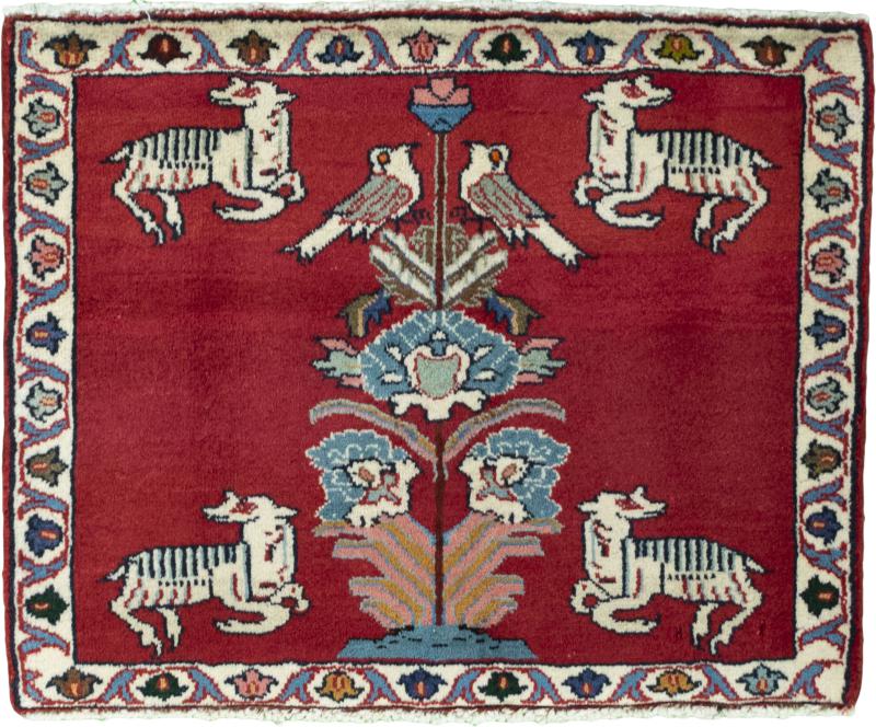 Persisk matta Shiraz 48x62 48x62, Persisk matta Knuten för hand