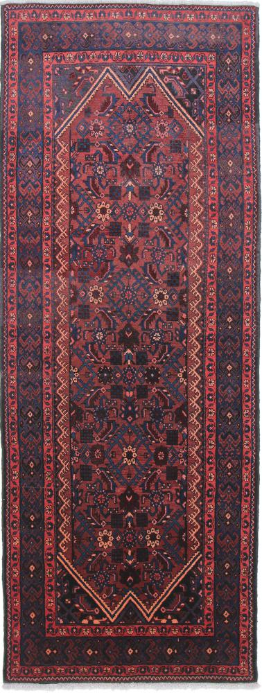 Persian Rug Ardebil 10'7"x3'7" 10'7"x3'7", Persian Rug Knotted by hand