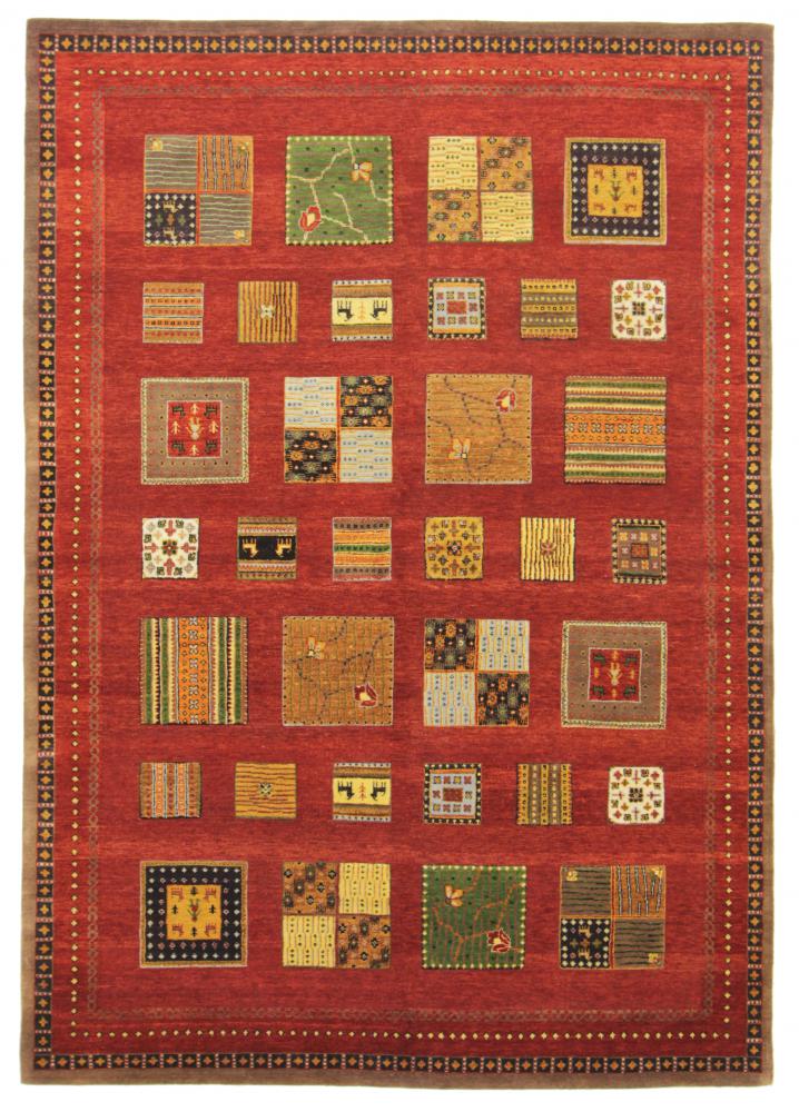 Indisk tæppe Gabbeh Loribaft Design 240x171 240x171, Persisk tæppe Knyttet i hånden