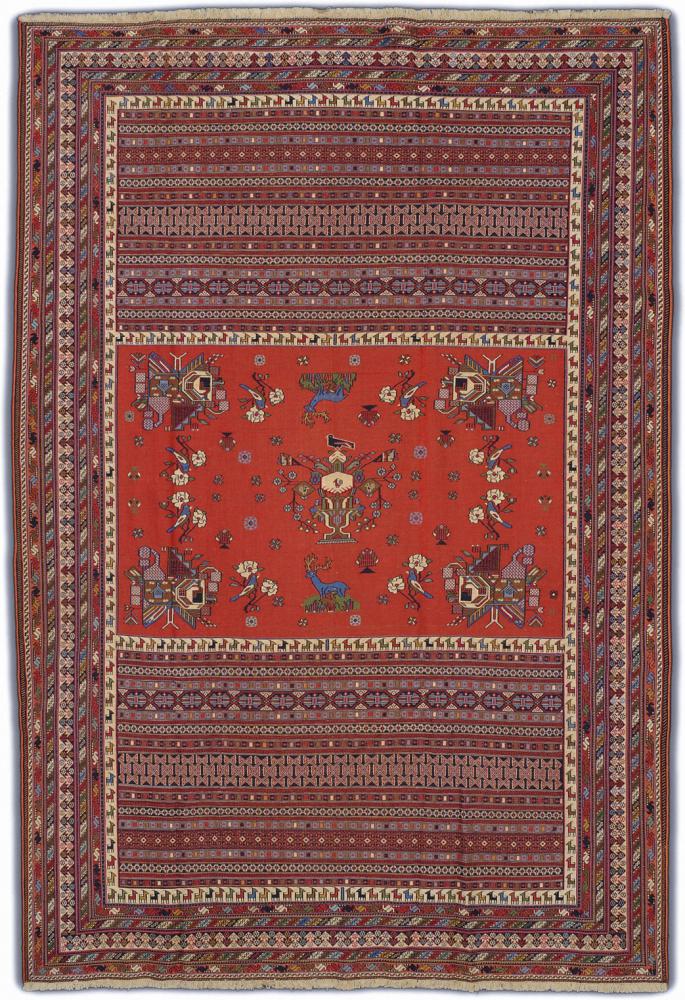 Persialainen matto Kelim Fars Sirjan 287x191 287x191, Persialainen matto kudottu