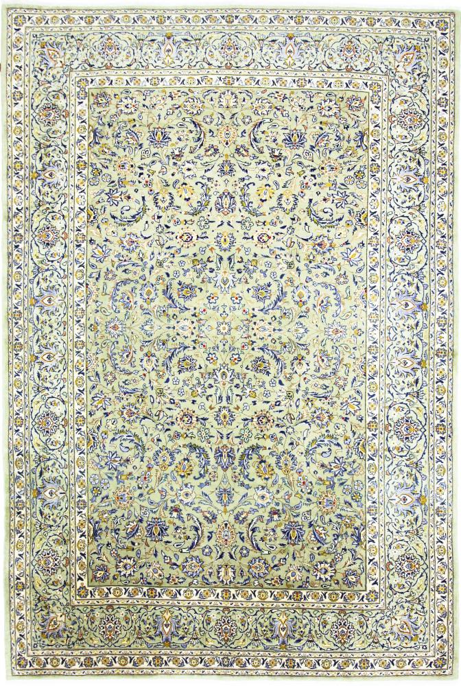 Persisk tæppe Keshan 397x271 397x271, Persisk tæppe Knyttet i hånden