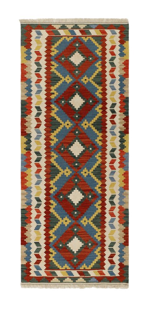 Tapis persan Kilim Fars 200x78 200x78, Tapis persan Tissé à la main
