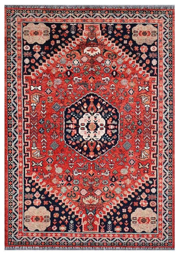 Pakistani rug Kazak Ghashghai 9'10"x6'11" 9'10"x6'11", Persian rug Hand-knotted