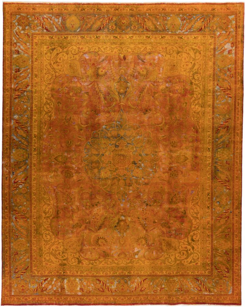 Persian Rug Vintage 395x317 395x317, Persian Rug Knotted by hand