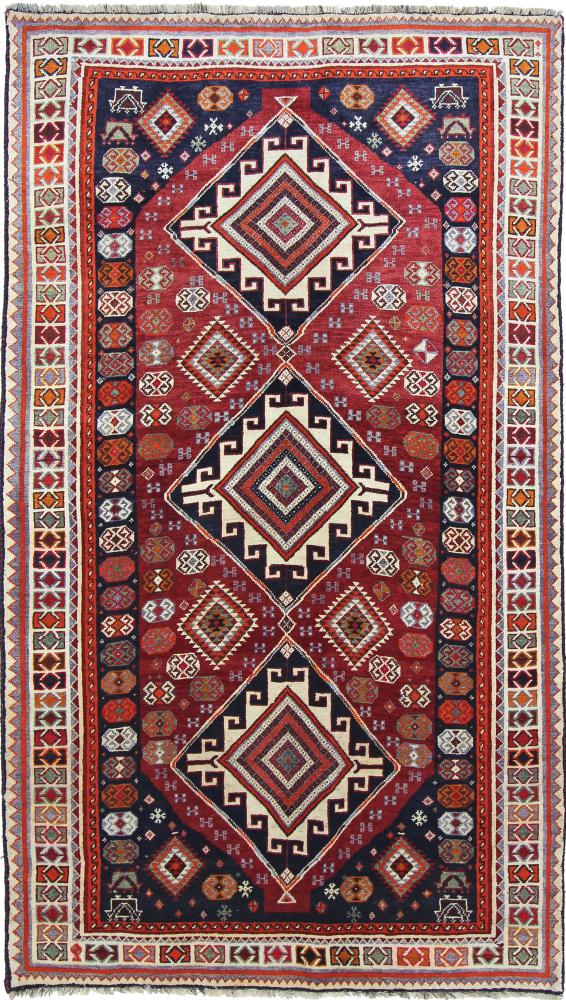 Persian Rug Ghashghai 8'11"x5'1" 8'11"x5'1", Persian Rug Knotted by hand