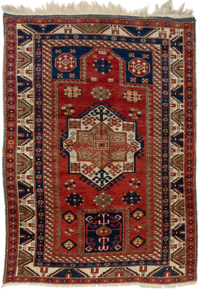 Russian rug Russia Antique 3'10"x5'3" 3'10"x5'3", Persian Rug Knotted by hand