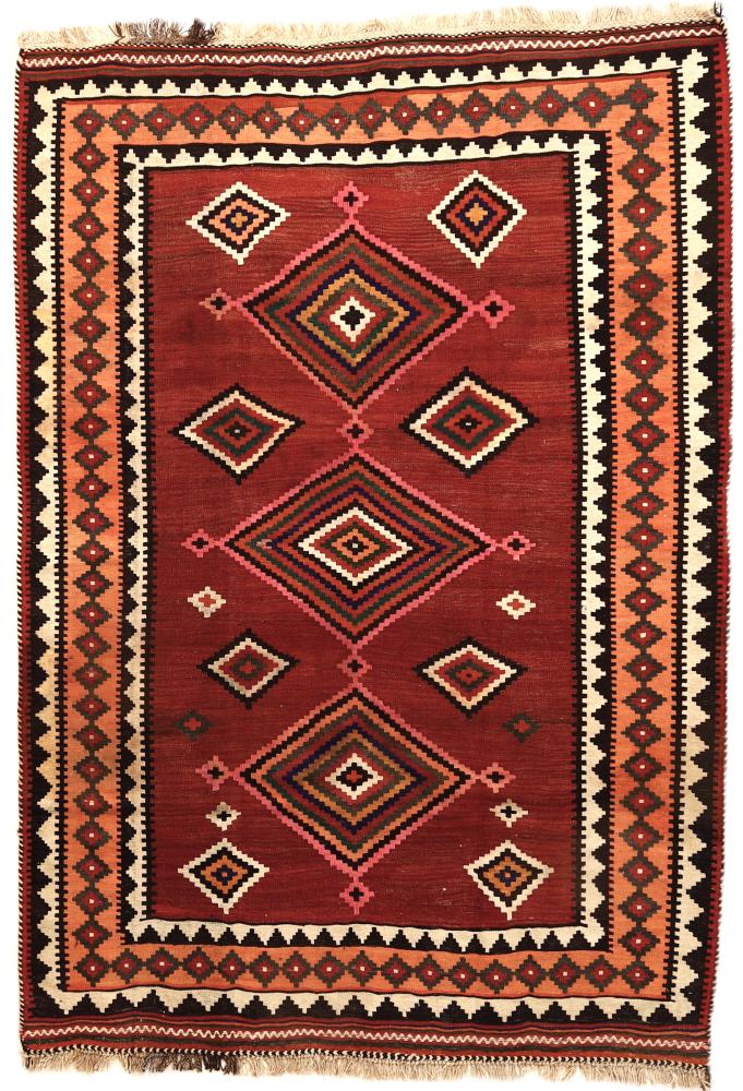 Persian Rug Kilim Fars 242x166 242x166, Persian Rug Woven by hand