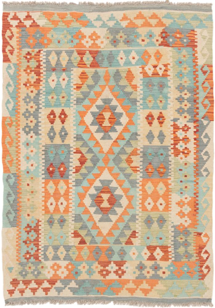 Tapete afegão Kilim Afegão 144x105 144x105, Tapete persa Tecido à mão