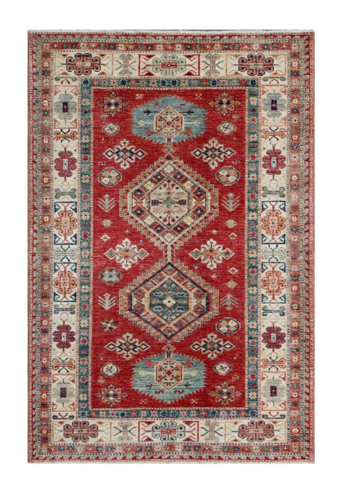 Afghaans tapijt Kazak Ghazni 186x124 186x124, Perzisch tapijt Handgeknoopte