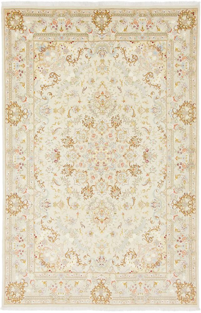 Tapete persa Tabriz 301x196 301x196, Tapete persa Atado à mão