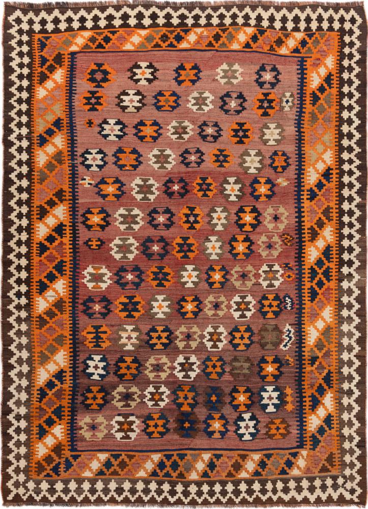 Alfombra persa Kilim Fars Vieja 250x185 250x185, Alfombra persa Tejido a mano