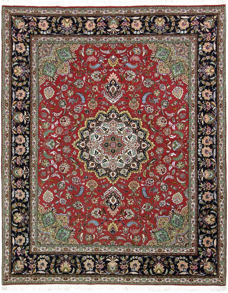 Tapete persa Tabriz 50Raj 257x206 257x206, Tapete persa Atado à mão