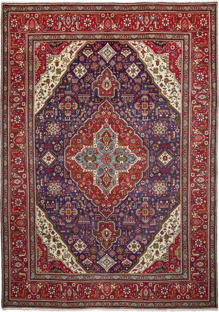 Tapete persa Tabriz 353x252 353x252, Tapete persa Atado à mão