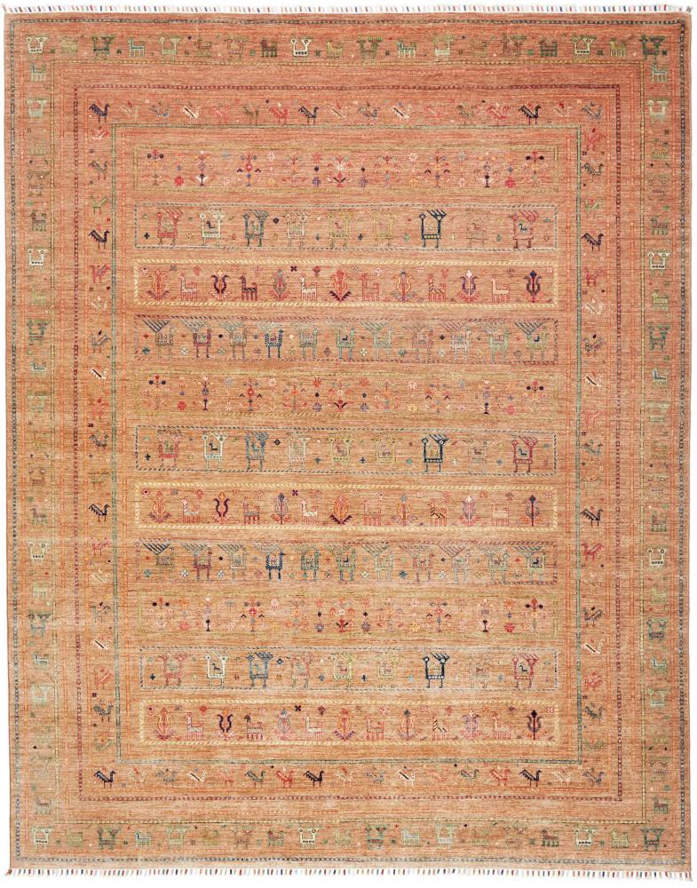 Pakistani rug Design Arijana 10'2"x8'1" 10'2"x8'1", Persian Rug Knotted by hand