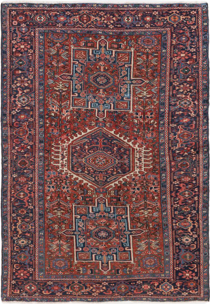 Tapis persan Gharadje Ancien 190x134 190x134, Tapis persan Noué à la main