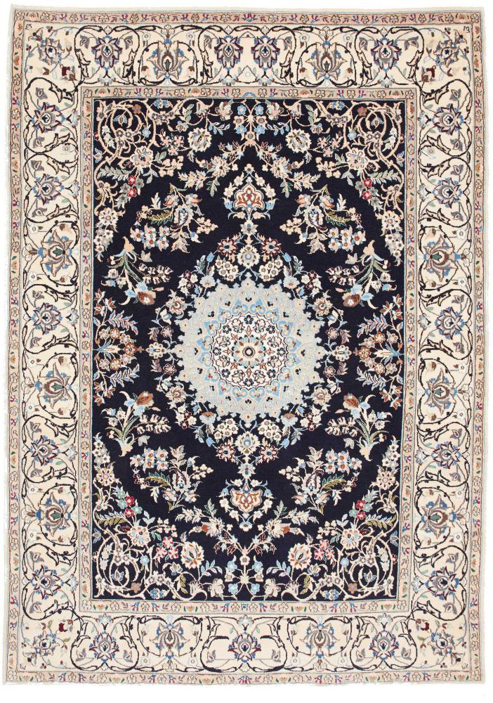 Persian Rug Nain 9La 7'9"x5'6" 7'9"x5'6", Persian Rug Knotted by hand