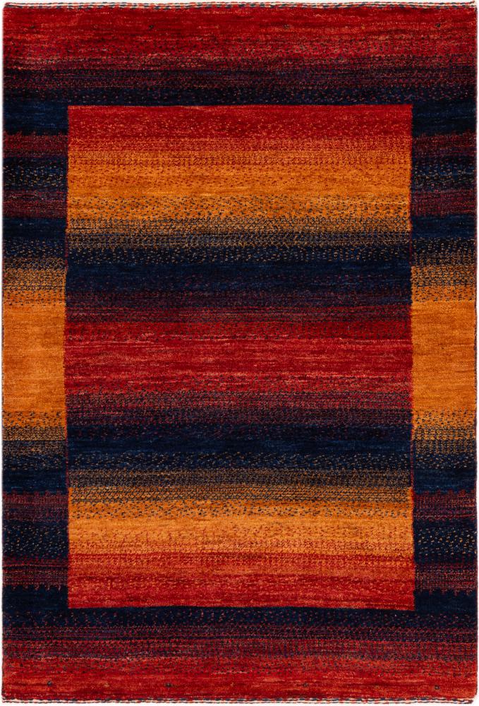 Persian rug Perser Gabbeh Loribaft Essence 4'0"x2'9" 4'0"x2'9", Persian rug Hand-knotted
