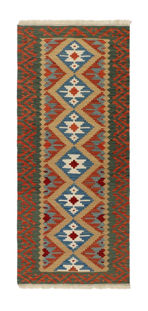 Persisk teppe Kelim Fars 198x81 198x81, Persisk teppe Handwoven 