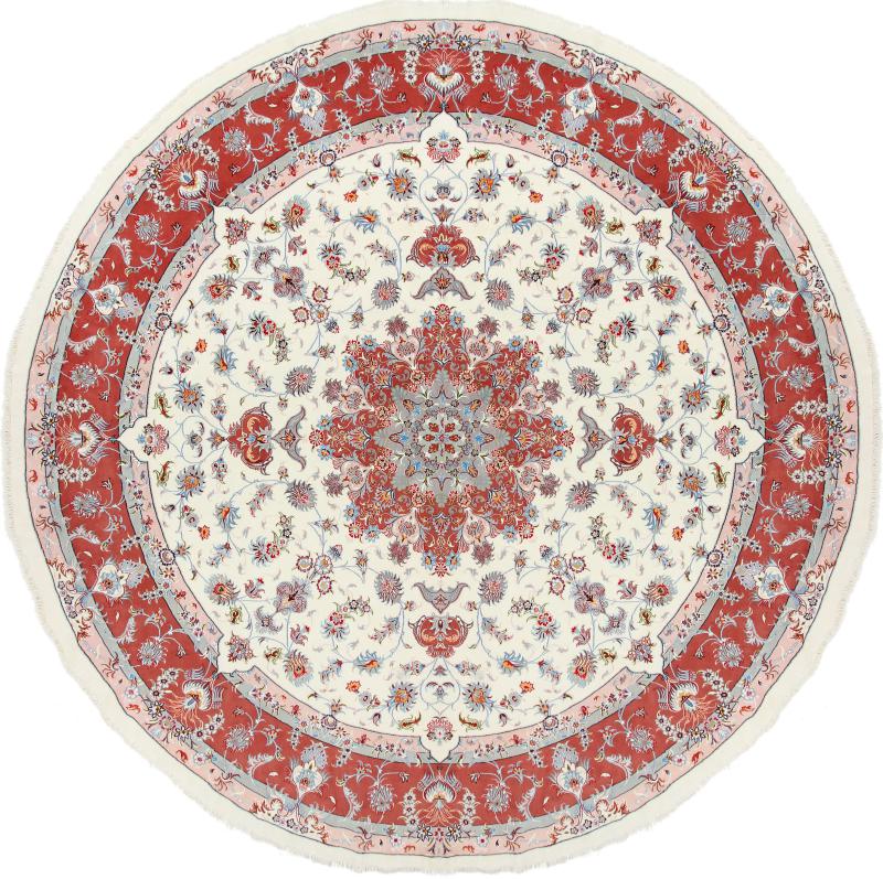 Tapis persan Tabriz 40Raj 400x400 400x400, Tapis persan Noué à la main