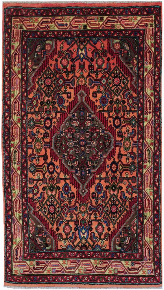 Persisk tæppe Hamadan 131x74 131x74, Persisk tæppe Knyttet i hånden