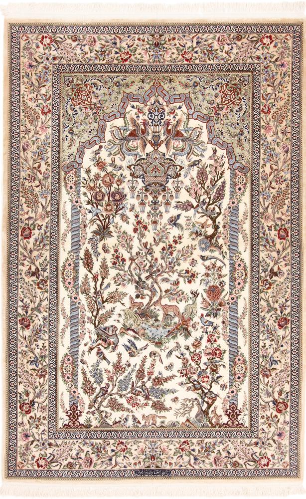 Perzisch tapijt Isfahan Zijden Pool 228x144 228x144, Perzisch tapijt Handgeknoopte
