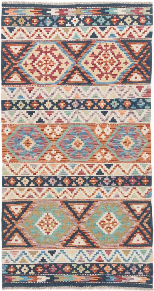Afghaans tapijt Kilim Afghan 192x102 192x102, Perzisch tapijt Handgeweven
